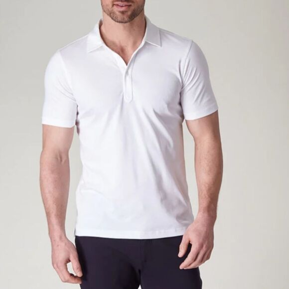 BRAND NEW H BY HARRITON 3-BUTTON PLACKET MEN'S POLO SHIRT - Picture 1 of 16